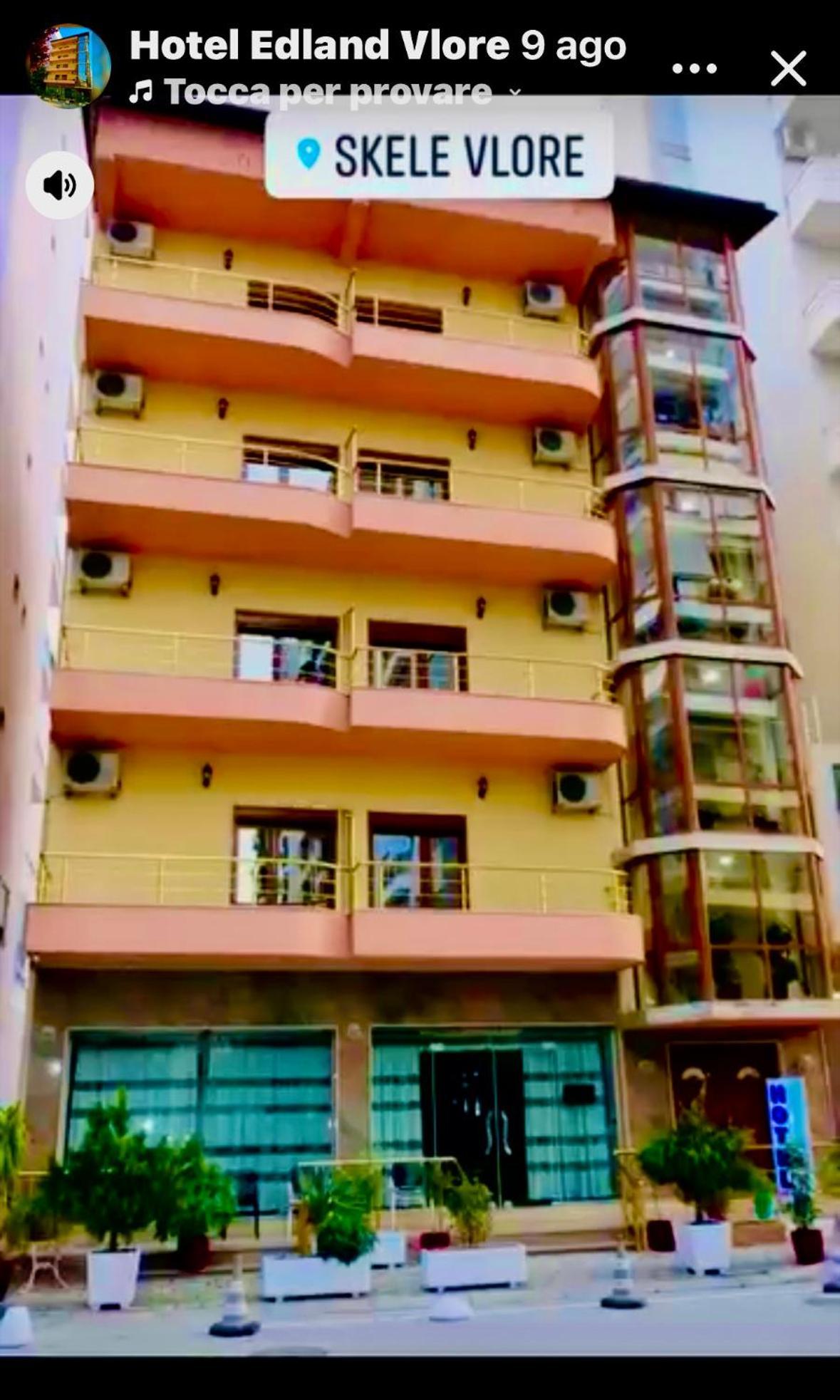 Vlorë Hotel Edland מראה חיצוני תמונה